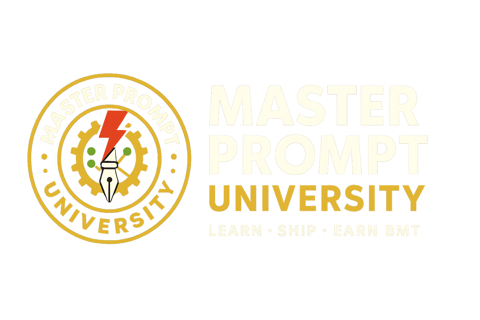 Master Prompt University — Primary Logo