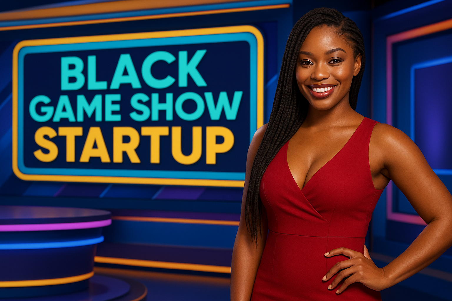 Black Game Show Startup